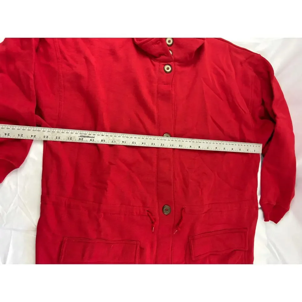 Vintage Oversized Button-front Jacket Large with‎ Pockets Chinawear NWT